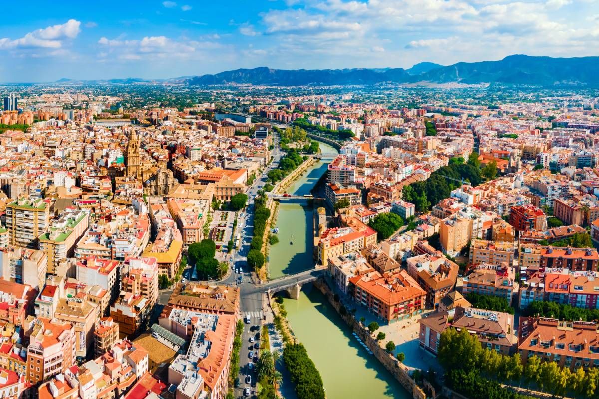 Panorámica de la ciudad de Murcia