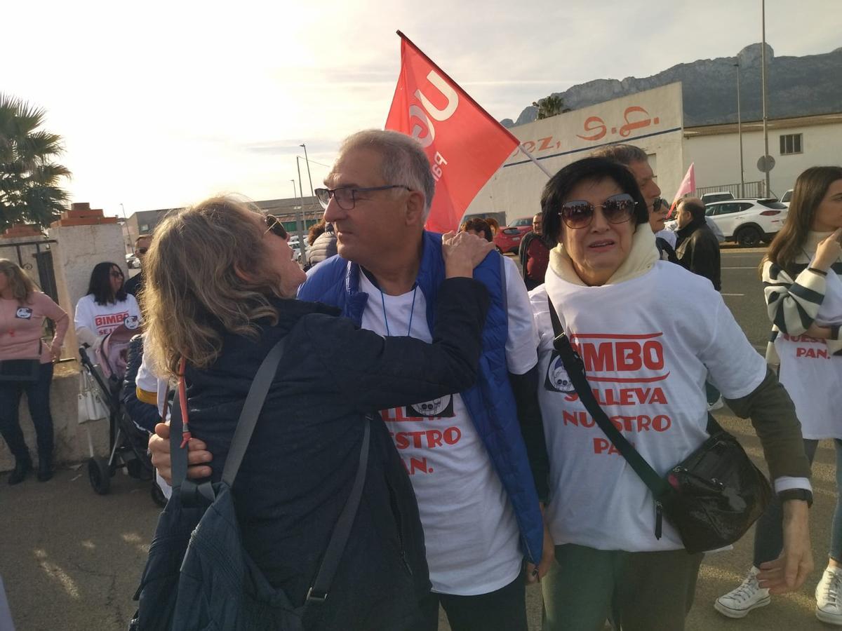 Manifestación contra el cierre de la histórica factoria de Bimbo en El ...