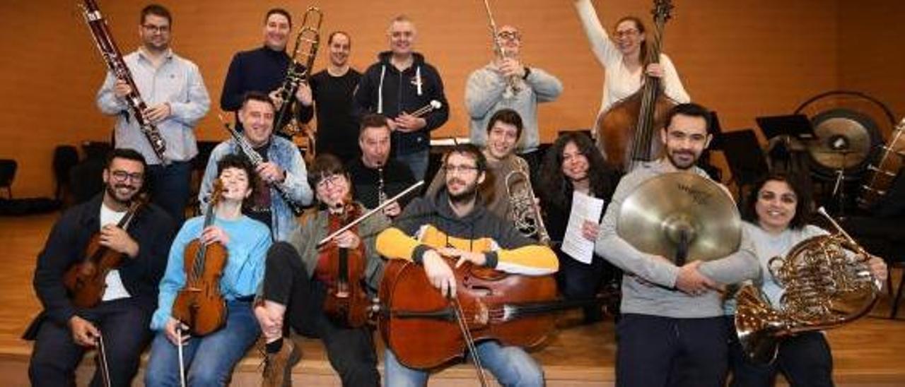 Los instrumentistas de Camerata Arven, impulsora del ciclo de conciertos.   | // GUSTAVO SANTOS