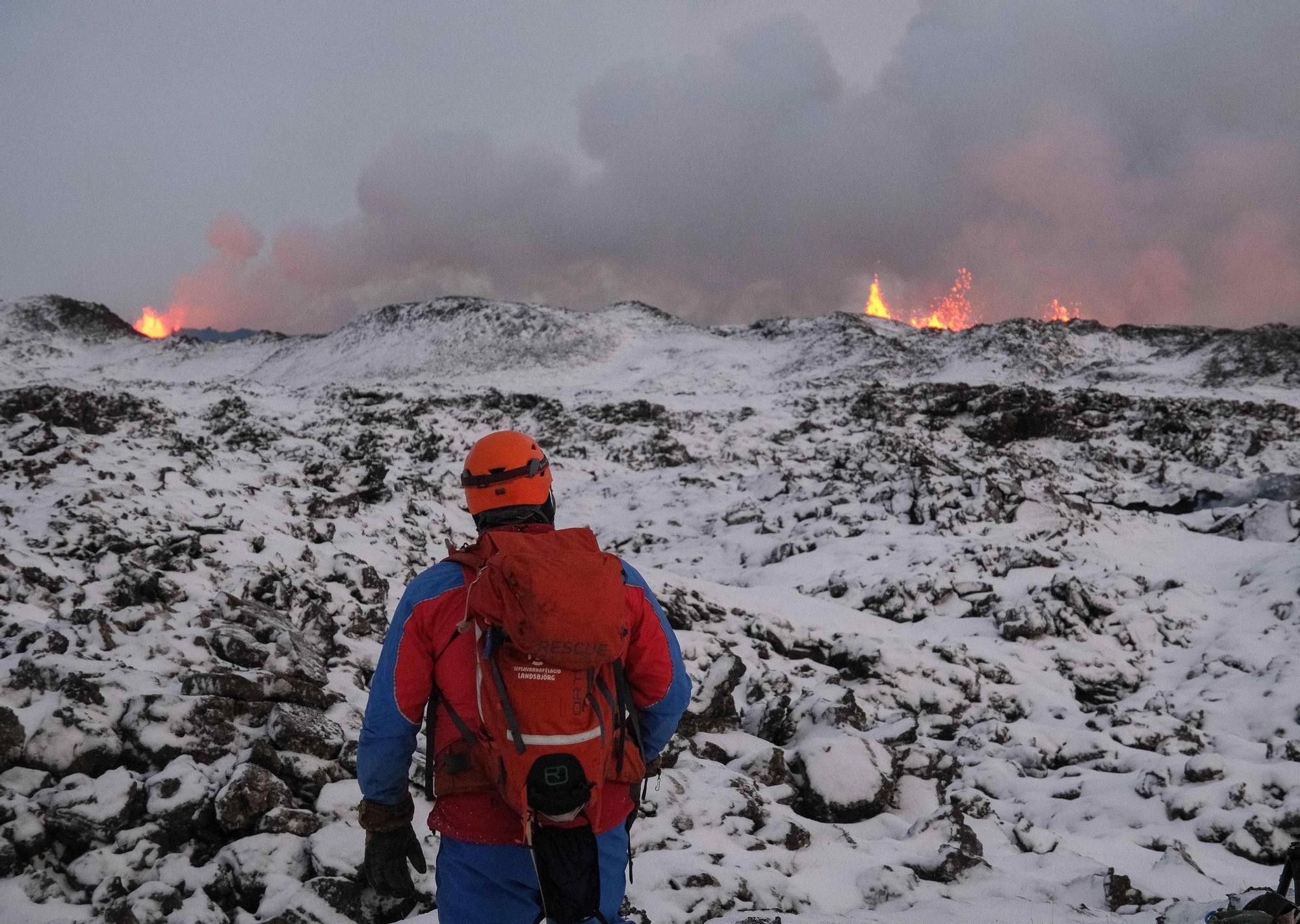 Erupció del volcà de Grindavik a Islàndia