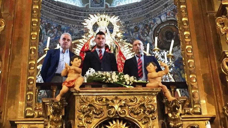 Ofrenda del extremadura a la virgen de la piedad