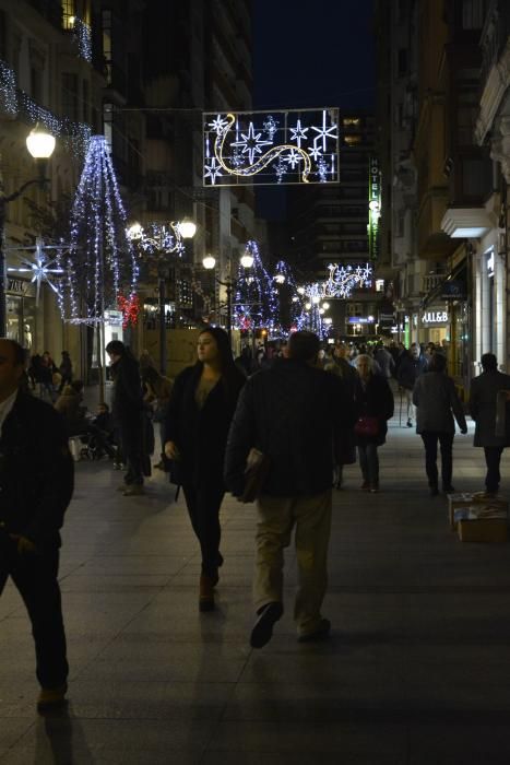 Luces de Navidad en Gijón