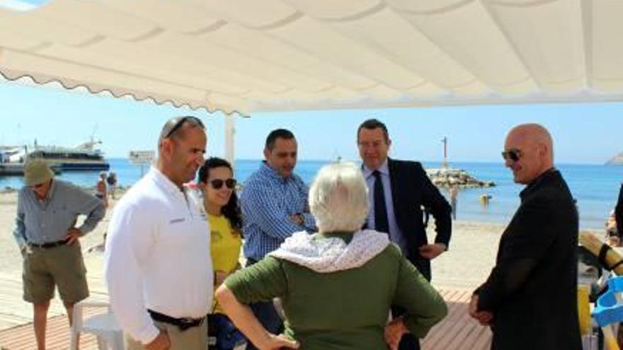 Benidorm moderniza el  punto de playas accesibles  ubicado en el Parque Elche