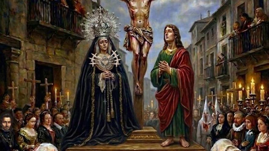 La Vera Cruz contra la procesión de sangre de la Expiración
