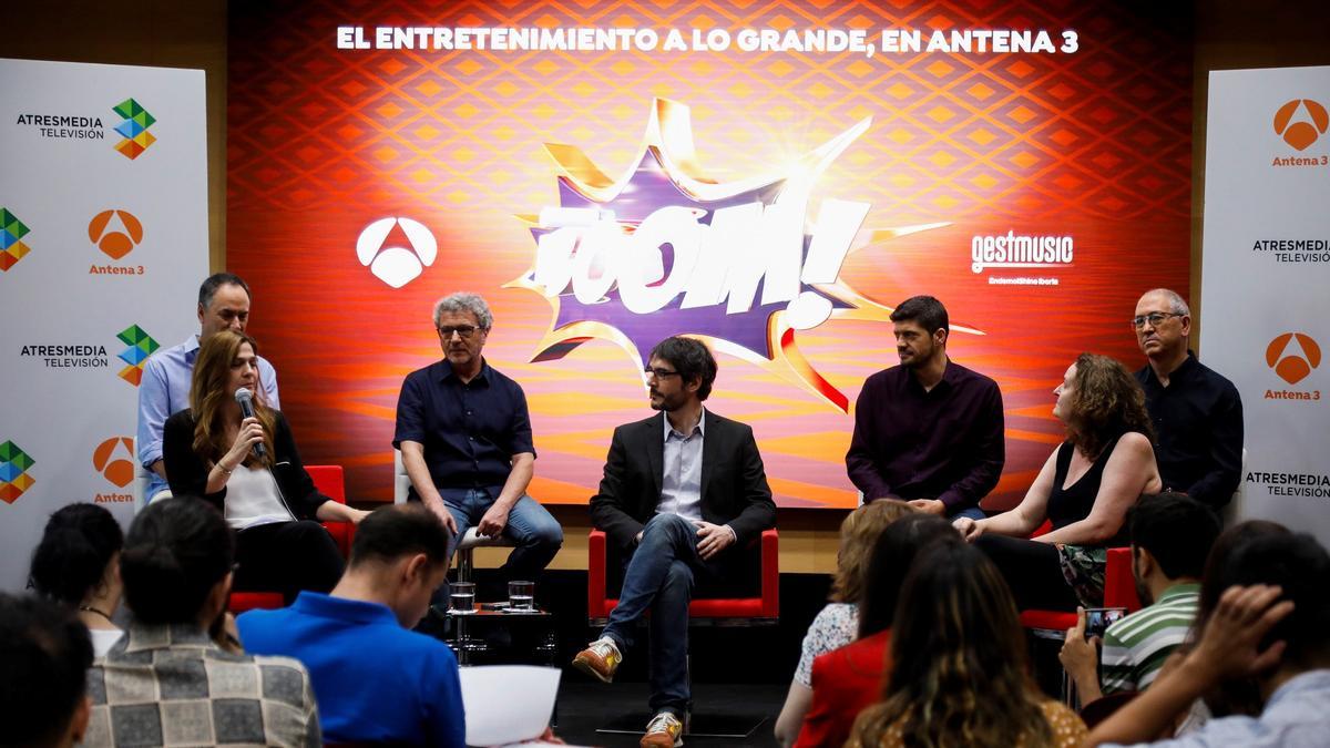 Los Lobos durante un &#039;photocall&#039; celebrado en la sede de Atresmedia