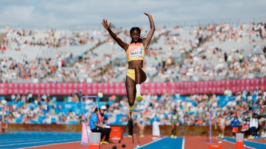 Fátima Diame se mete en la final de longitud en el Europeo de Birmingham