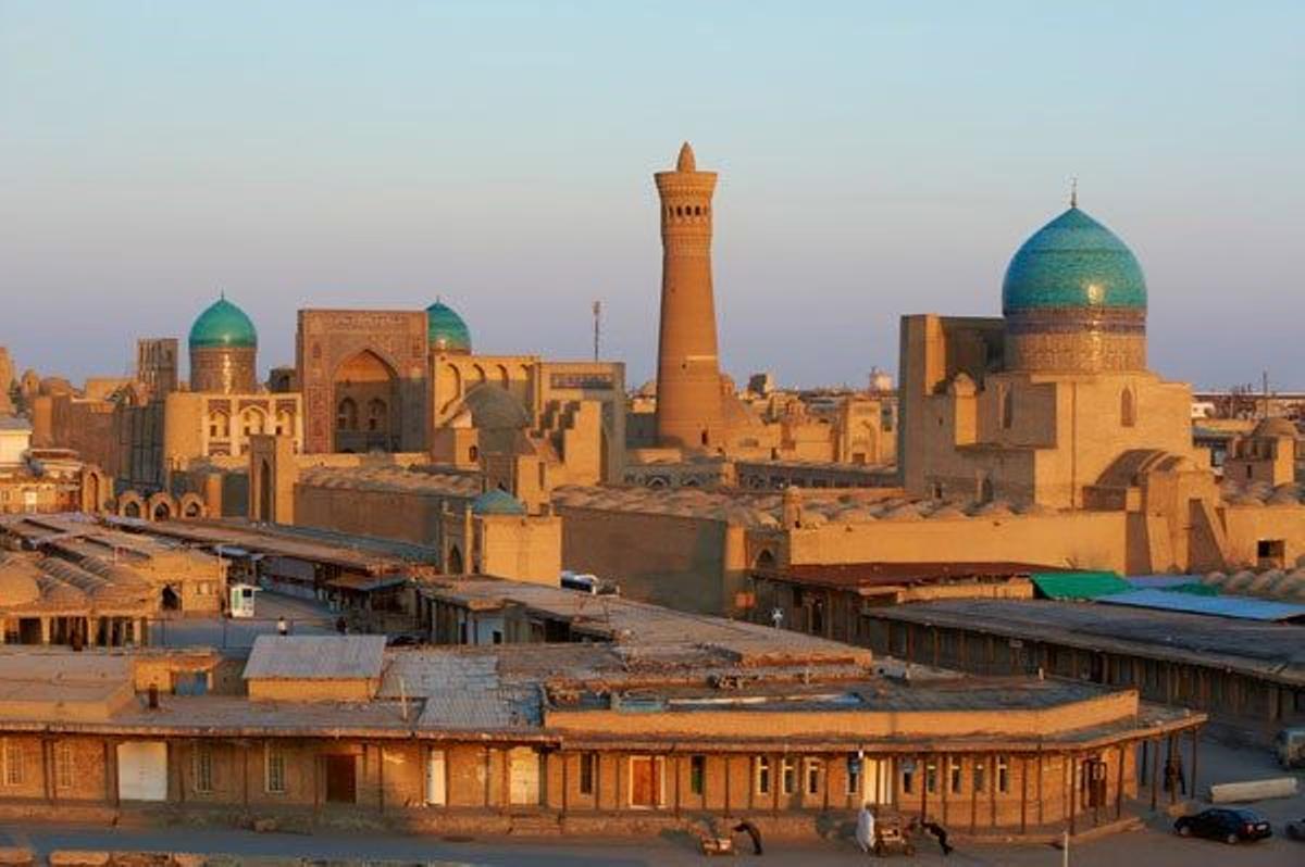 Vista aérea de la ciudad de Bukhara.