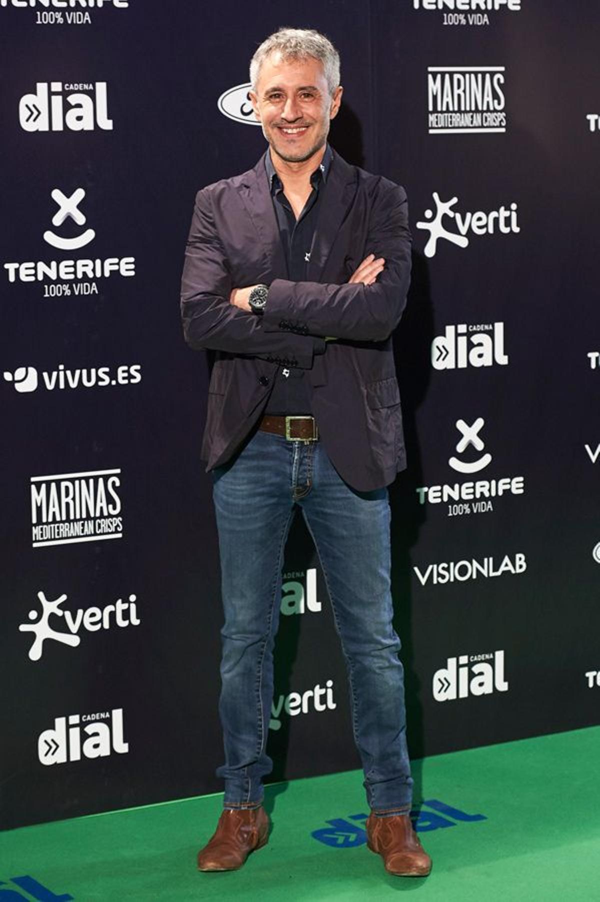 Sergio Dalma en la gala de los premios Cadena Dial en Tenerife