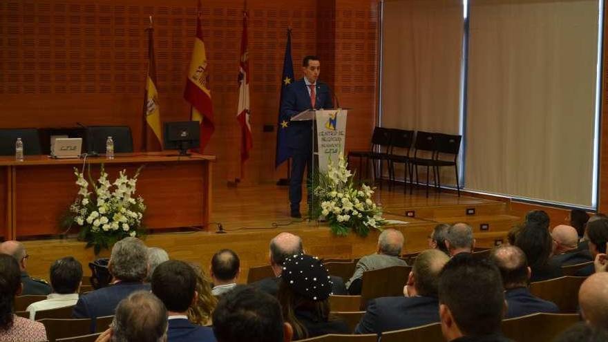 El alcalde durante su discurso en el 25 Aniversario del CTLB.