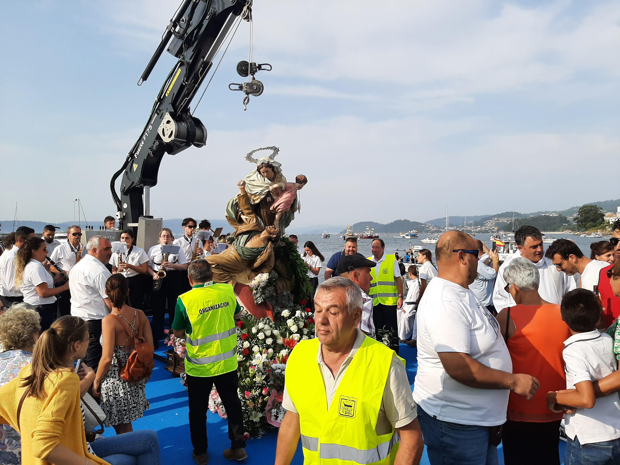 Las celebraciones de la Virgen del Carmen en Bueu