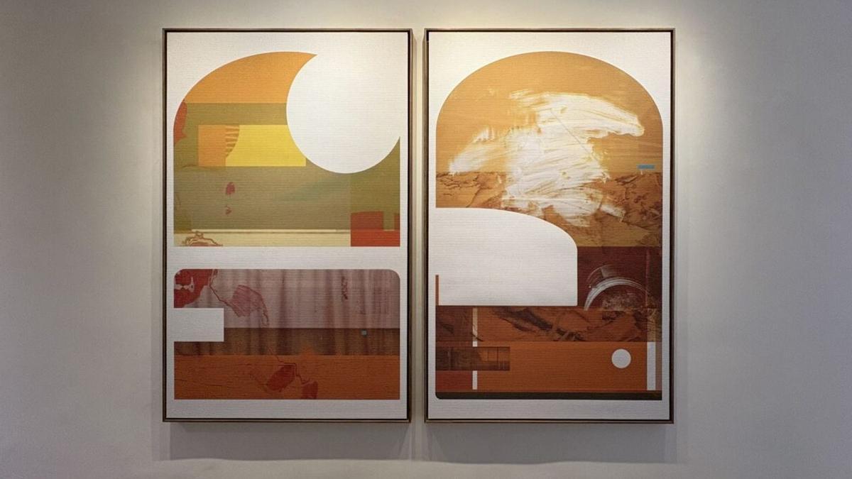 Una de las obras del castellonense Carlos Sebastiá que se exhiben ahora en la galería Shiras de València.