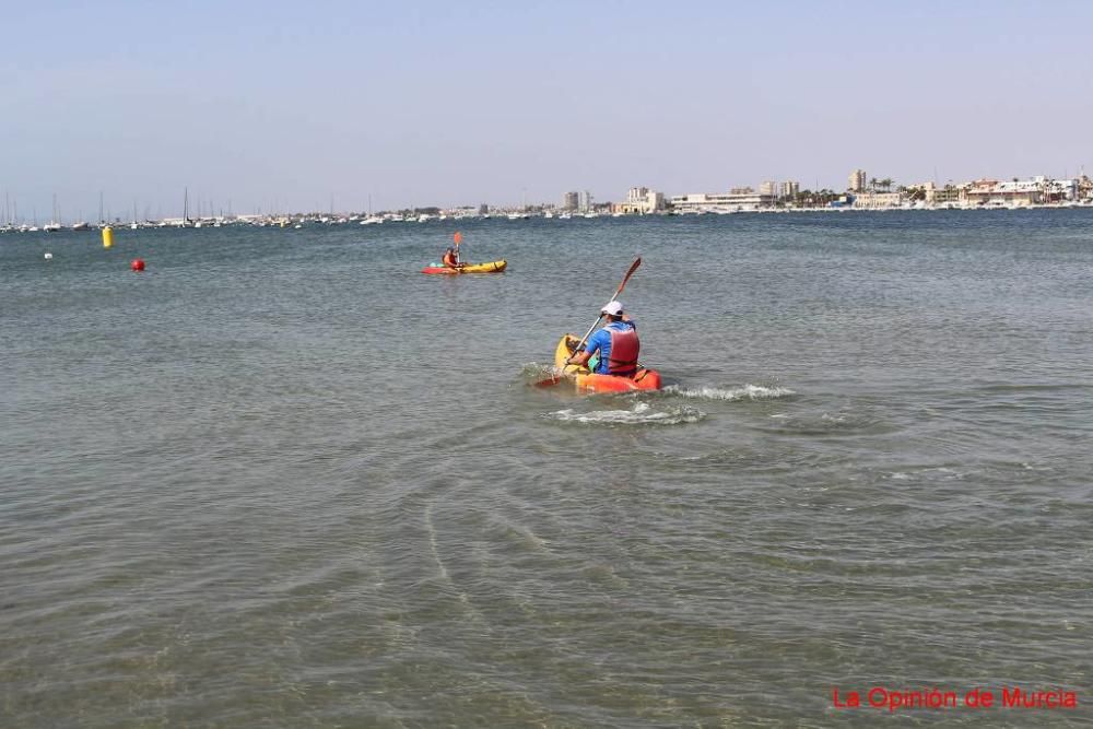 Final de triatlón de deporte escolar