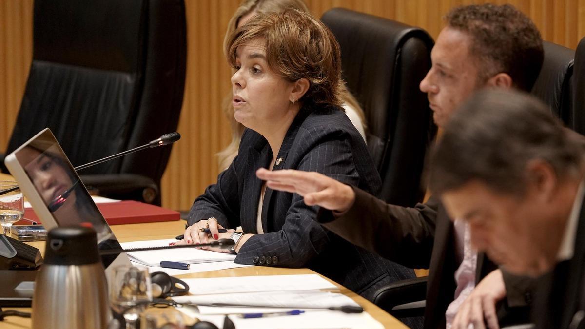 La exvicepresidenta Sáenz de Santamaría niega la 'Operación Cataluña': "Me tocó ejercer el poder, pero nunca lo disfruté"