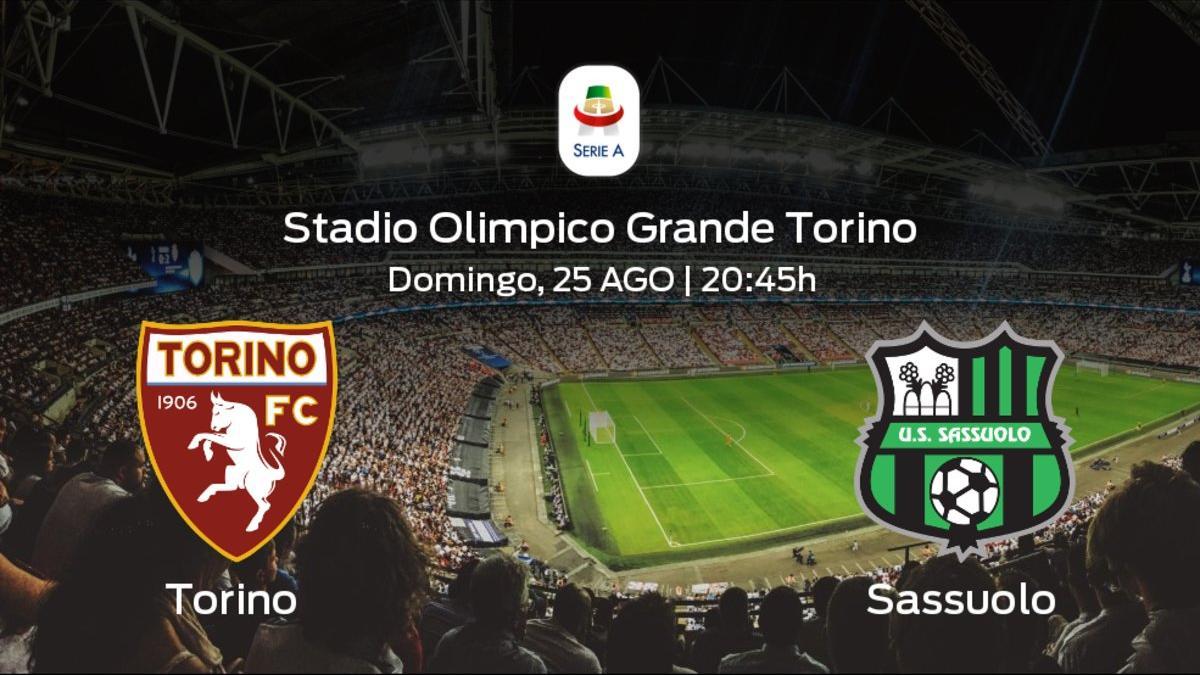 Previa del partido: comienza la Serie A para el Torino jugando ante el Sassuolo