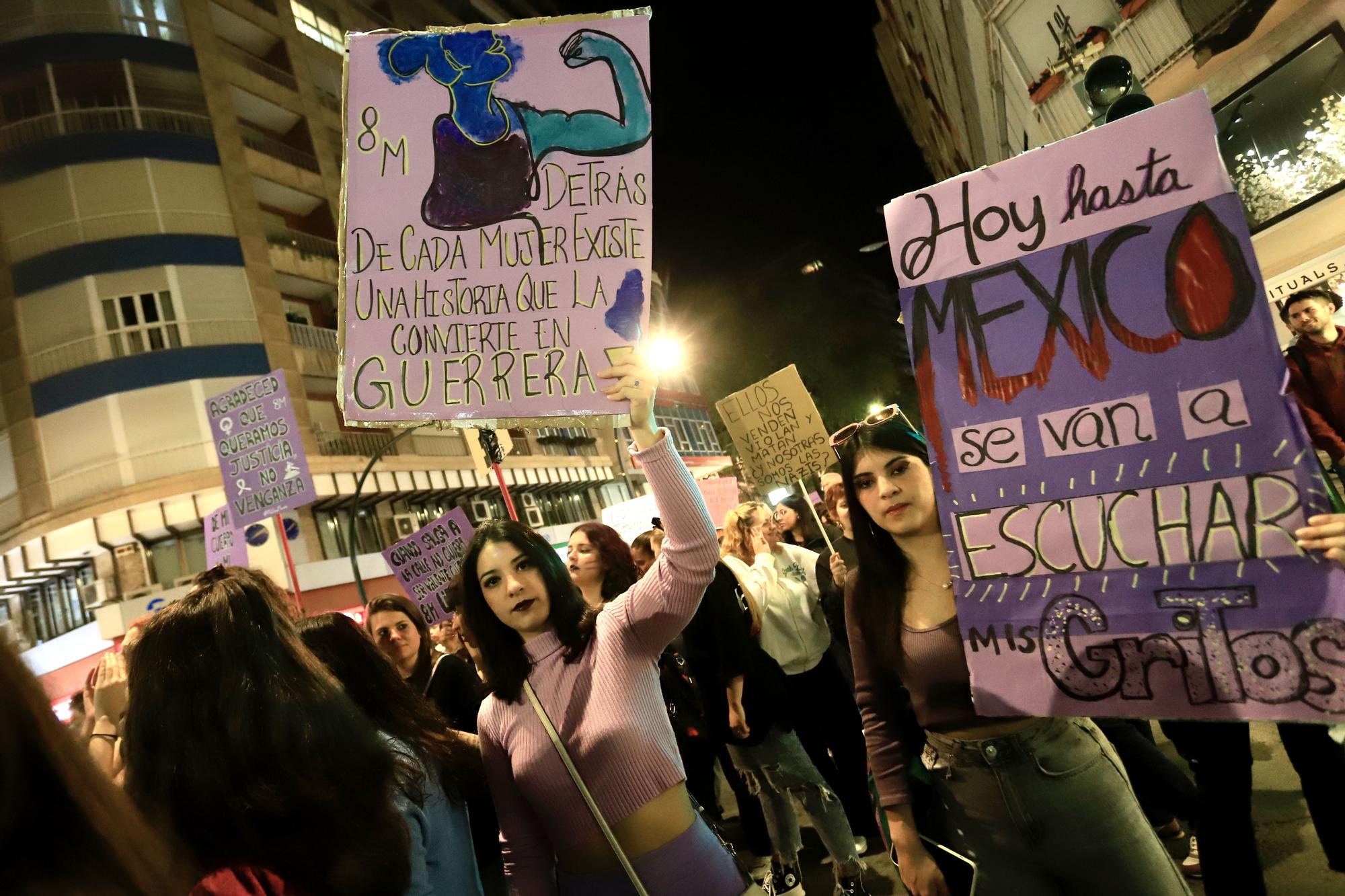 Manifestación del 8M en Murcia