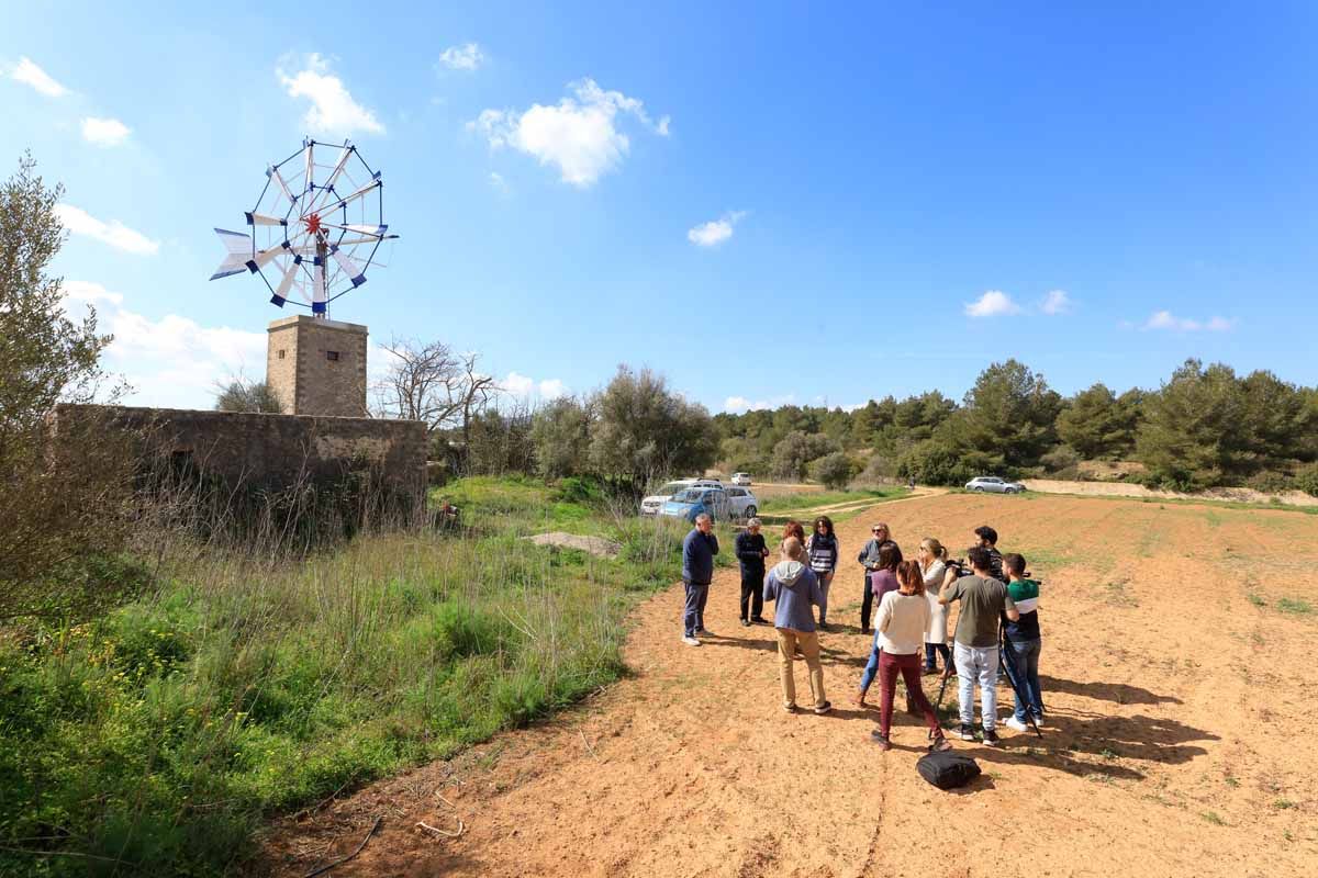 El molino de Ca n’Espanyol luce totalmente renovado en Ibiza