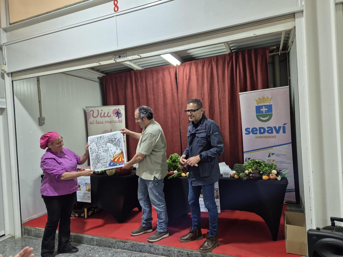 Entrega de la ilustración sobre la dana.