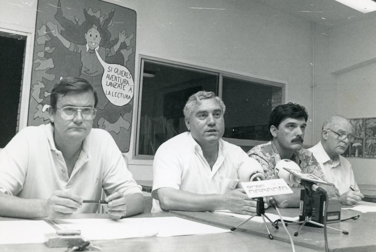 Assemblea de la UD Oliva la temporada 1992-93.