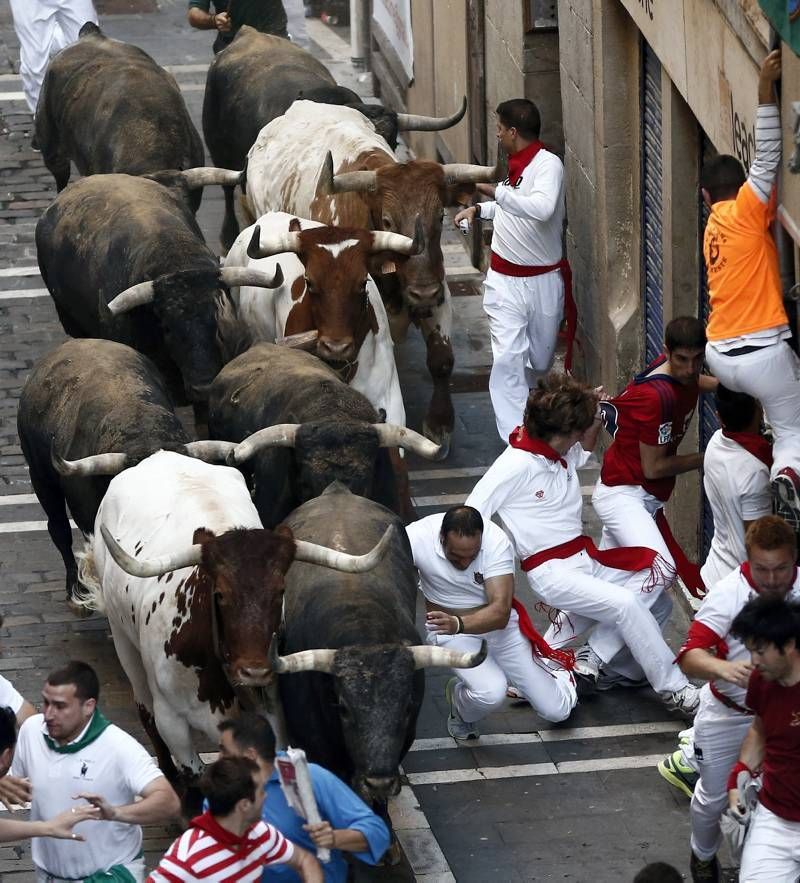 Último encierro de las Fiestas de San Fermín 2015