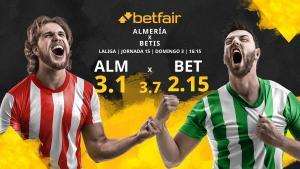 UD Almería vs. Real Betis Balompié: horario, TV, estadísticas, clasificación y pronósticos