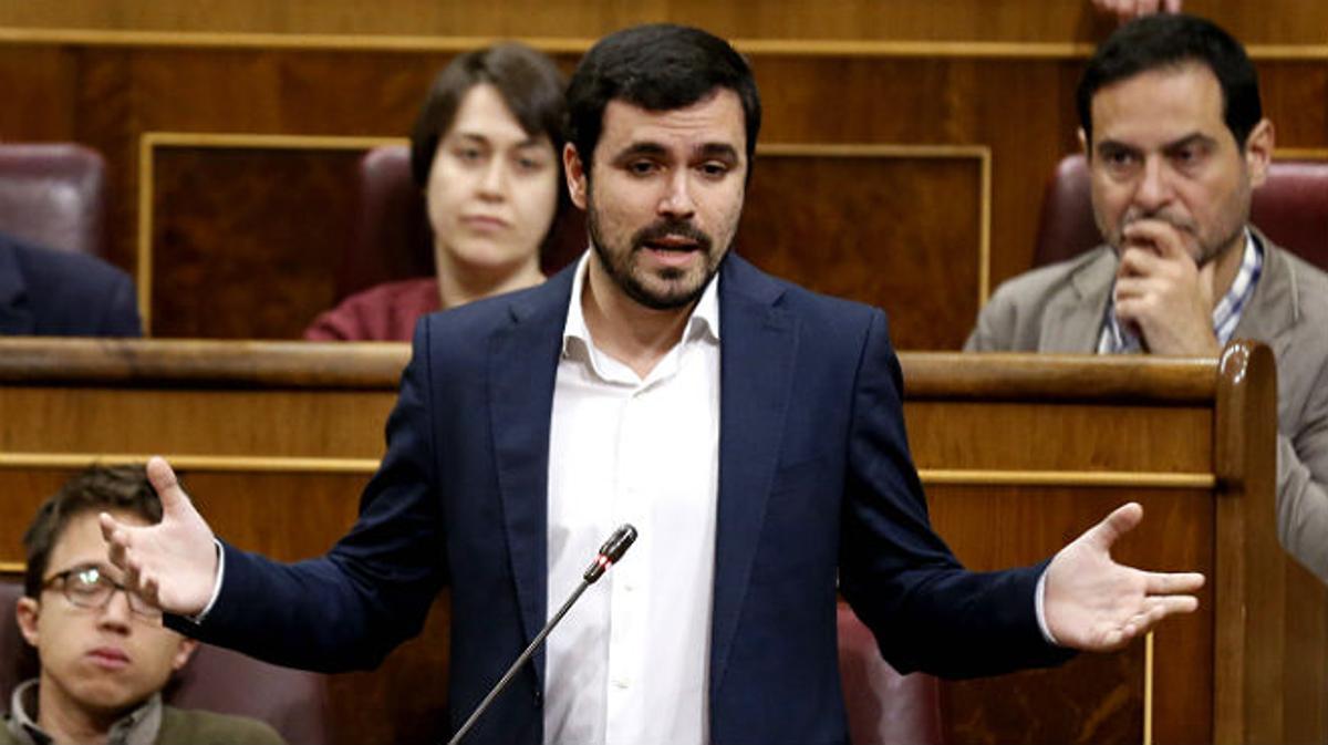 Garzón pregunta al ministre Catalá sobre els atacs a la llibertat d’expressió.