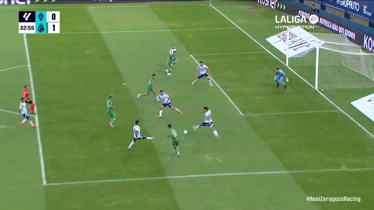 0-1 del Racing en el Real Zaragoza 2 - 3 Real Racing Club de Santander ...