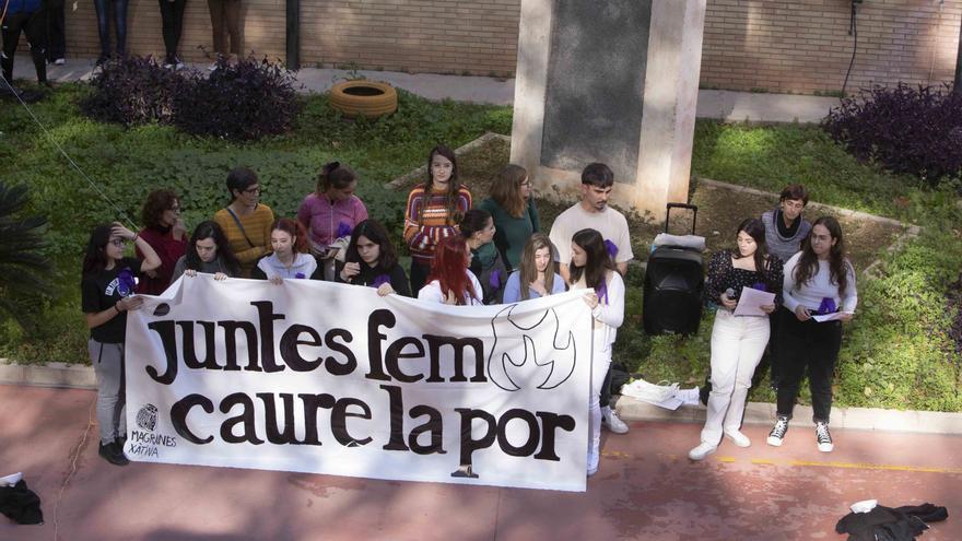 Una performance para visibilizar la lucha contra la violencia machista