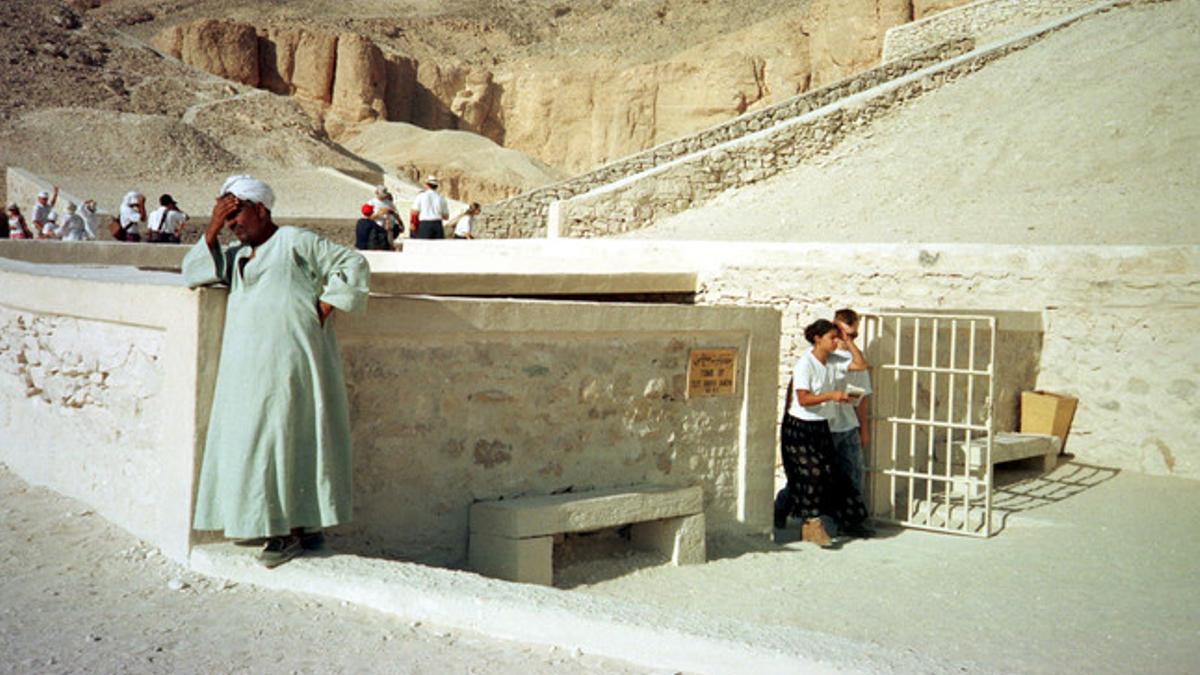 Tumba de Tutankamón en el Valle de los Reyes.