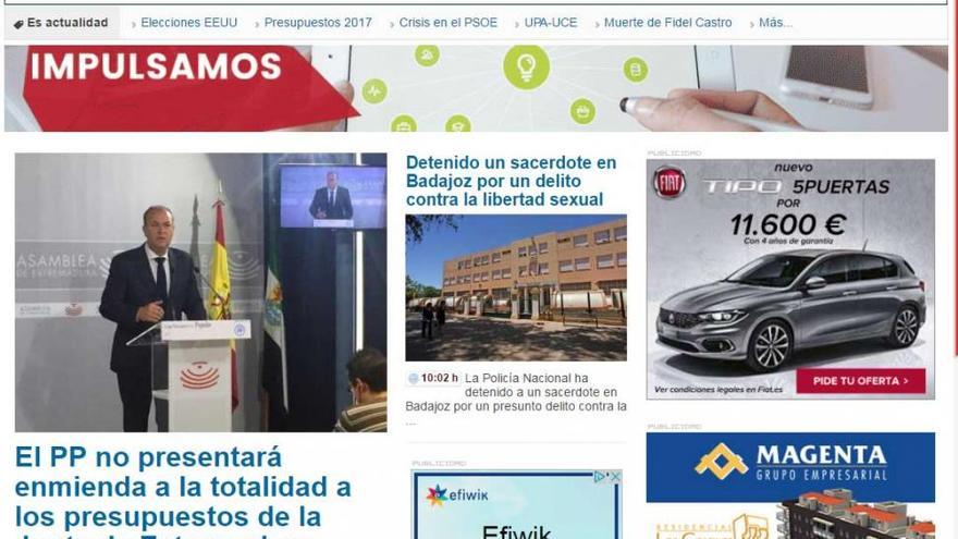 El Periódico Extremadura sobrepasa en internet la barrera del millón de usuarios