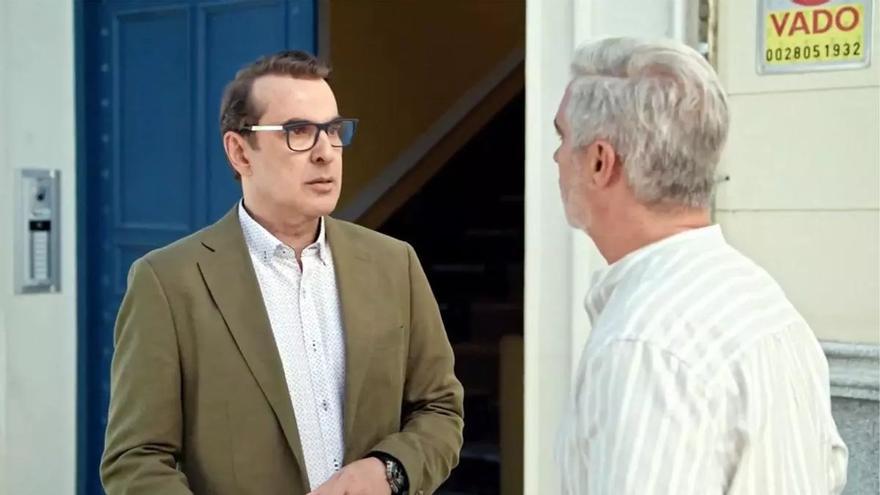 Así ha sido el reencuentro de Luis Merlo y Adrià Collado en &#039;La que se avecina&#039;: &quot;¿Eres gay?&quot;