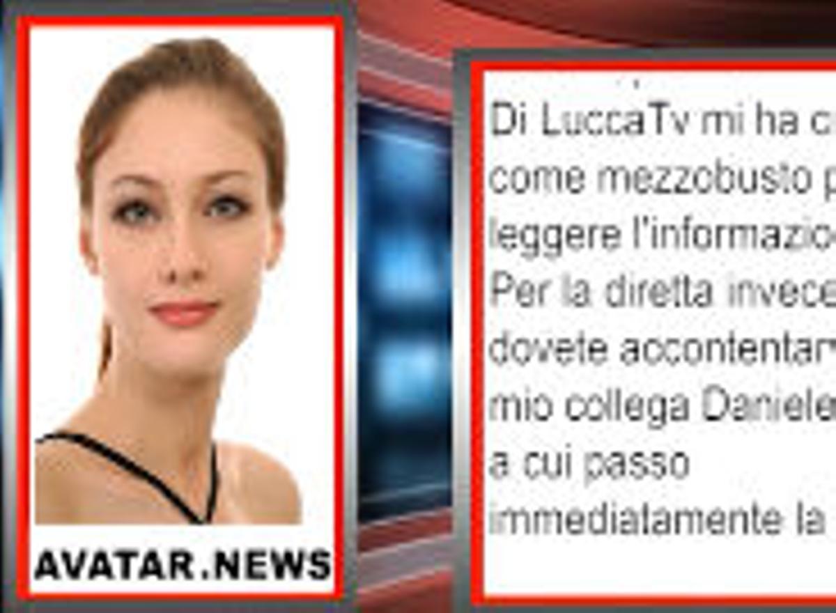 A Itàlia, el canal de televisió local LuccaTV ha presentat Anna, una periodista avatar.