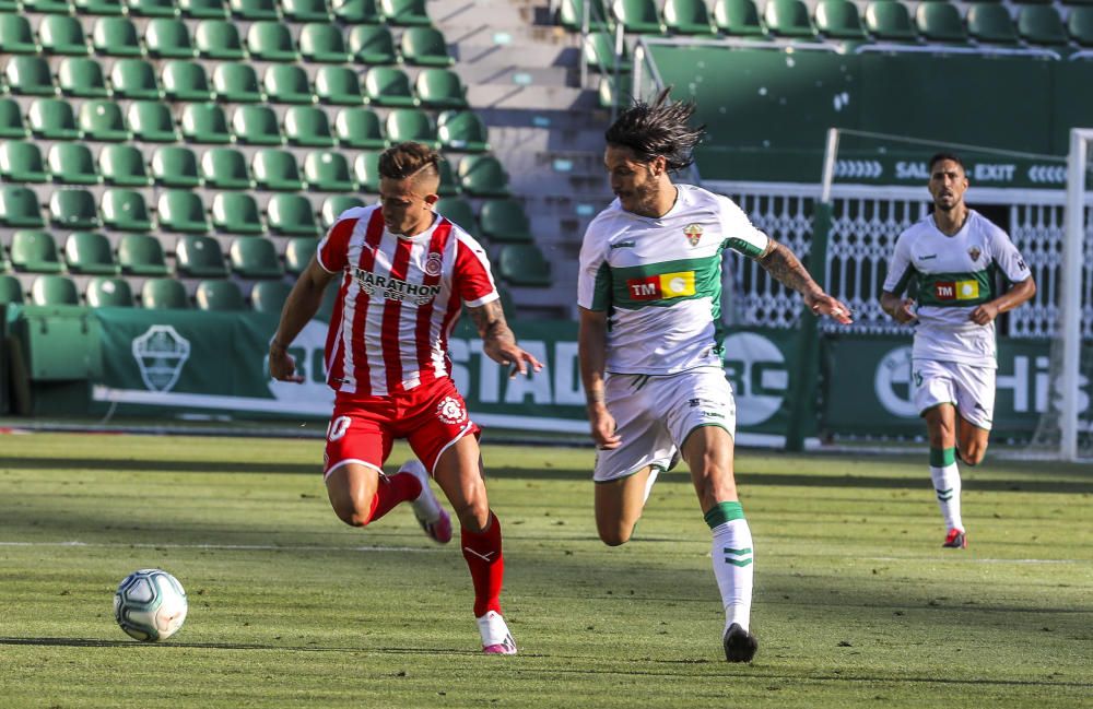 Un gol de Escriche, tras una espectacular galopada de Josan, permite a los franjiverdes sumar la primera victoria tras el parón y situarse de nuevo en puestos de «play-off»