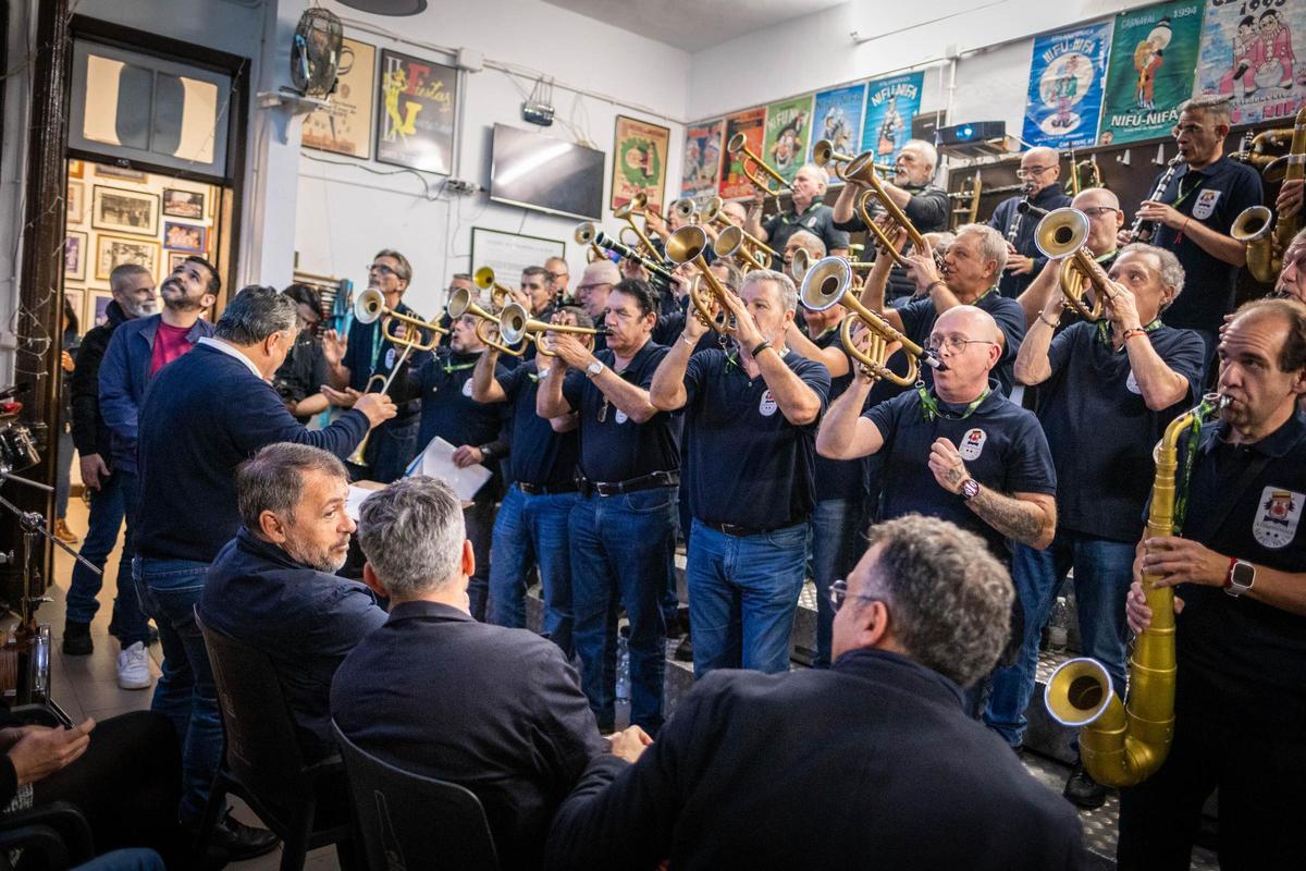 Visita oficial a los grupos del Carnaval de la calle de La Noria Visita oficial a los grupos del Carnaval de la calle de La Noria