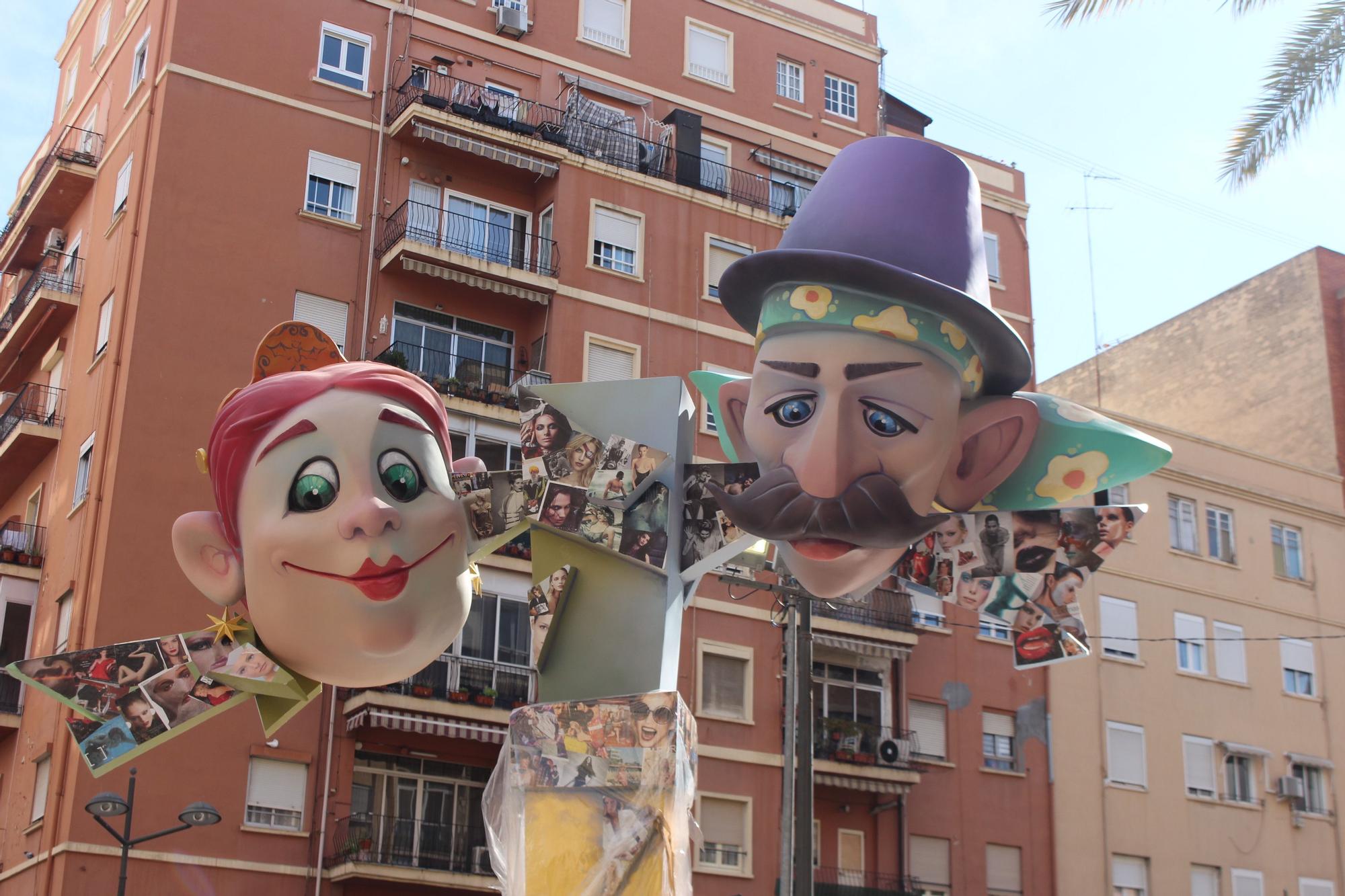 Plantà de las Fallas 2020 a toda velocidad