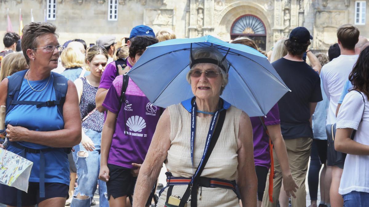 Calor en Santiago de Compostela