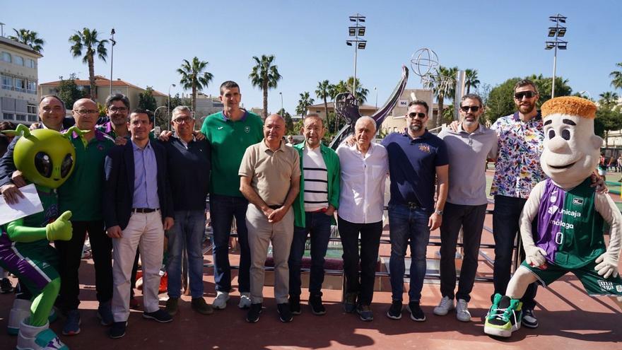 El homenaje del Unicaja y del baloncesto malagueño a Manolo Rincón