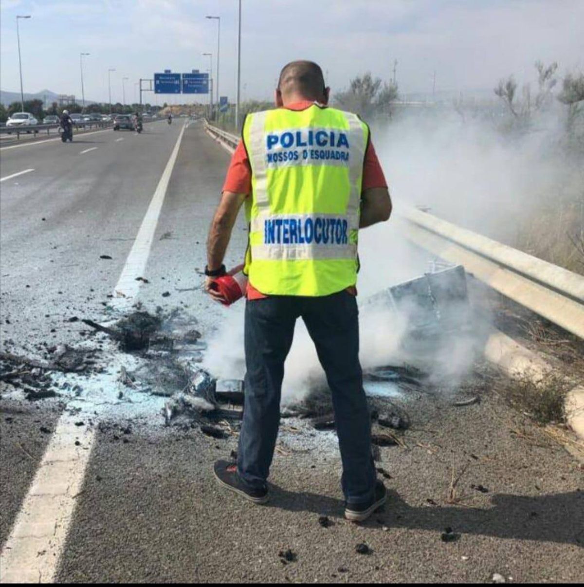 Imagen de la unidad de mediación de Mossos