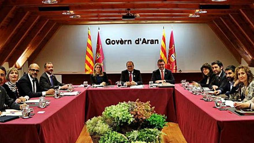 El Govern català es va reunir ahir a la Val d&#039;Aran