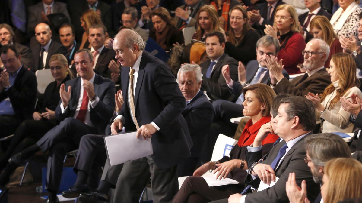 Acto del PP al que acudieron, entre otros, Francisco Martínez, Jorge Fernández Díaz y María Dolores de Cospedal