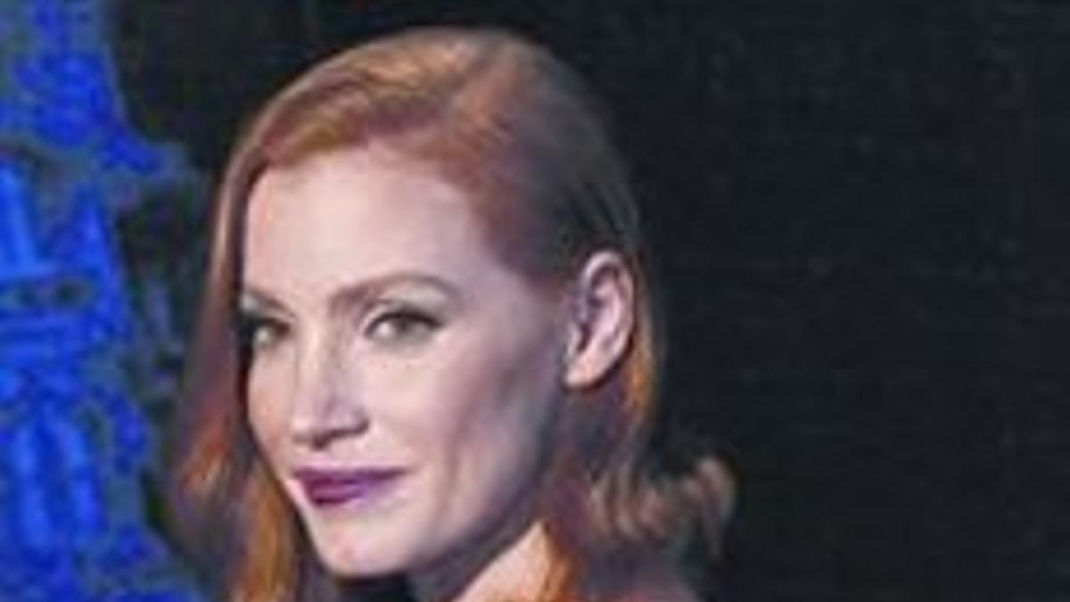 Chastain, en el estreno de 'Crimson Peak', el miércoles en Nueva York.