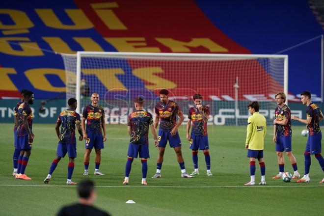 Las mejores imágenes del partido de LaLiga Santander entre el FC Barcelona y el Athletic de Bilbao disputado en el Camp Nou.