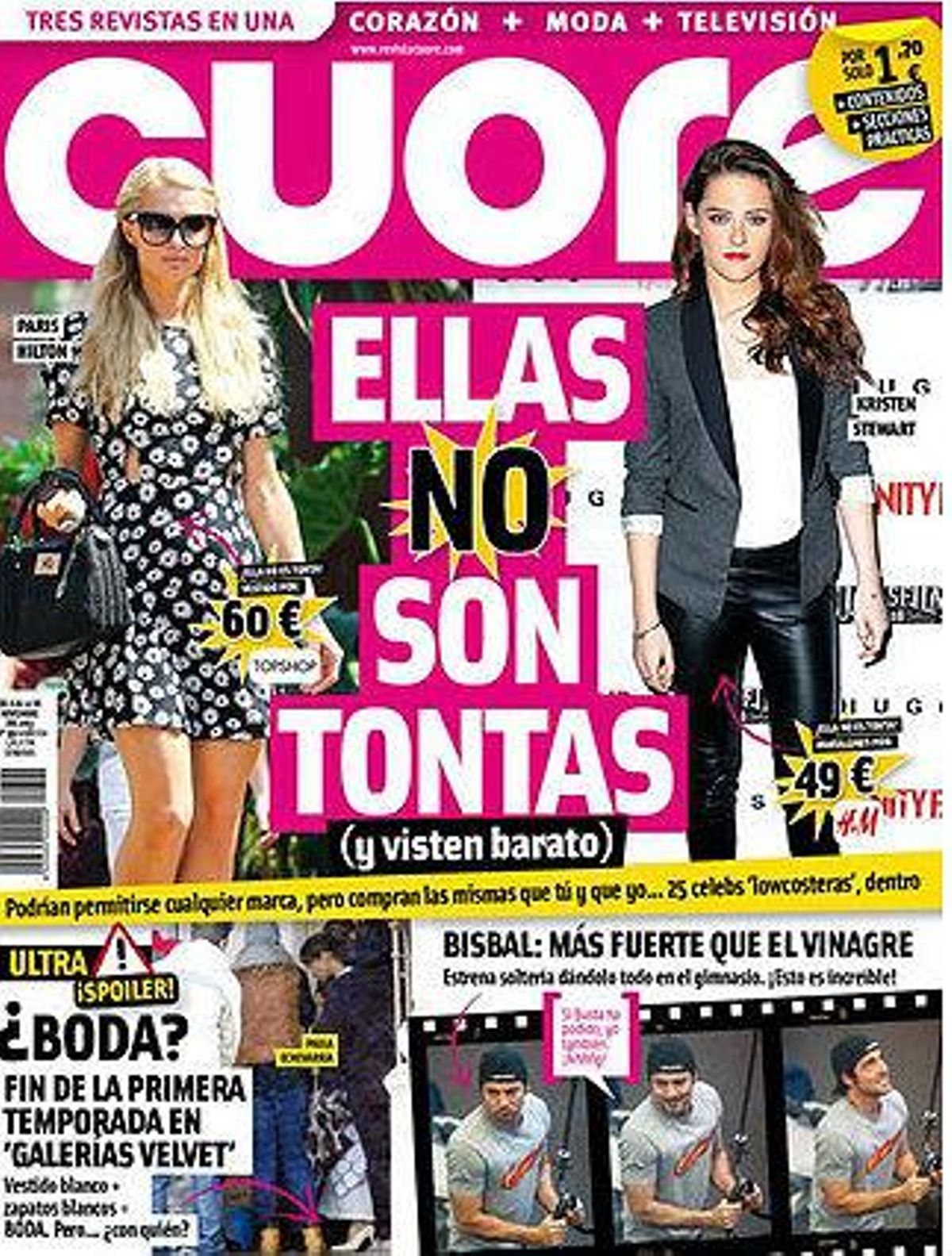 La revista ’Cuore’ de la setmana del 6 al 12 de novembre. La revista ’Cuore’ de la setmana del 6 al 12 de novembre.