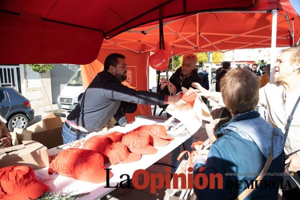 Joaquín López visita Calasparra junto al alcalde J