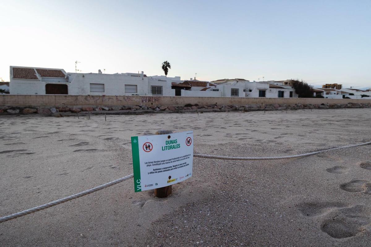 Imagen de La Casbah (El Saler) tras el temporal