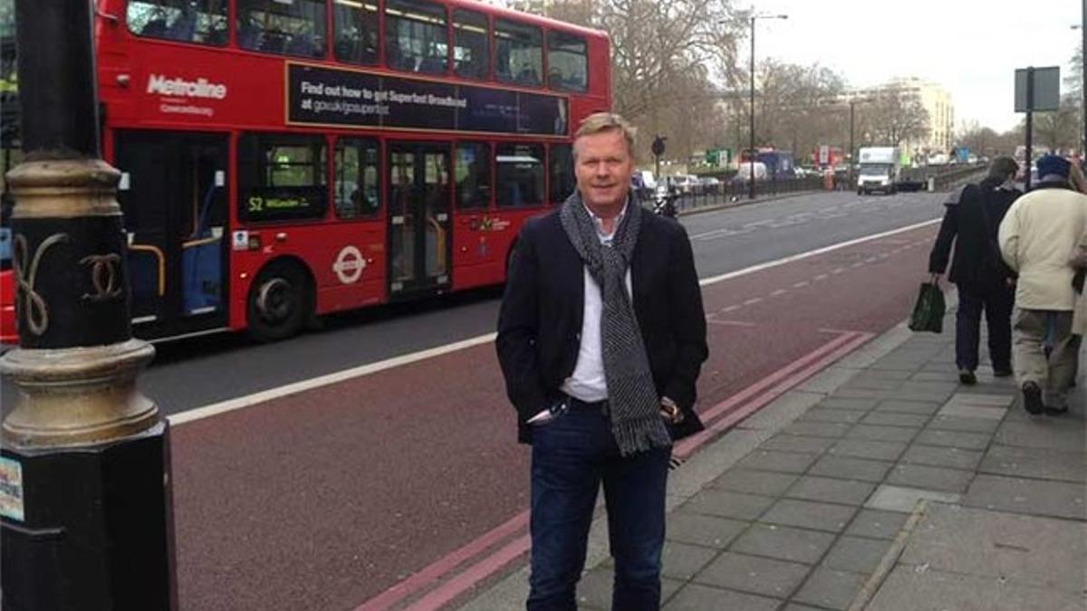 Koeman es feliz en Inglaterra