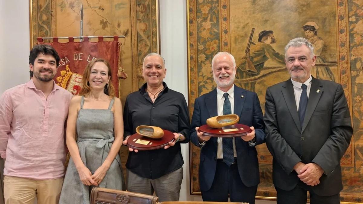Diego San Martín, Marta del Riego, Juan Ramón Lucas, Roberto González Quevedo y Valentín Martínez Otero