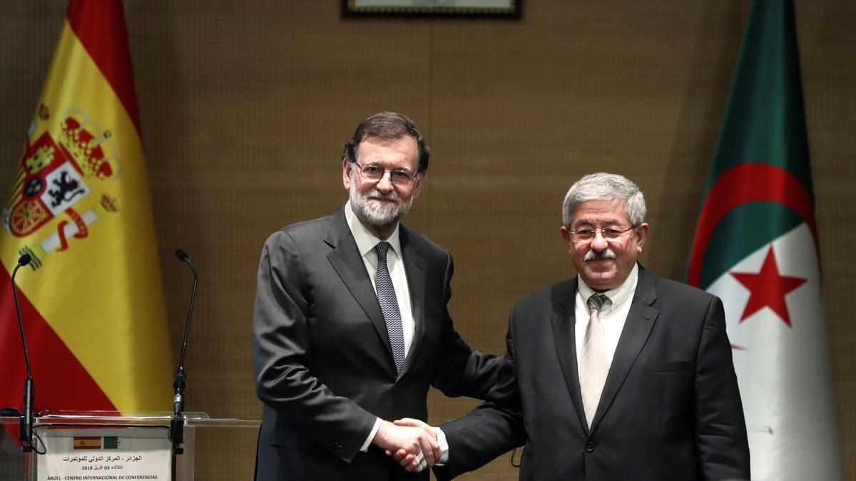 Mariano Rajoy y Ahmed Ouyahia