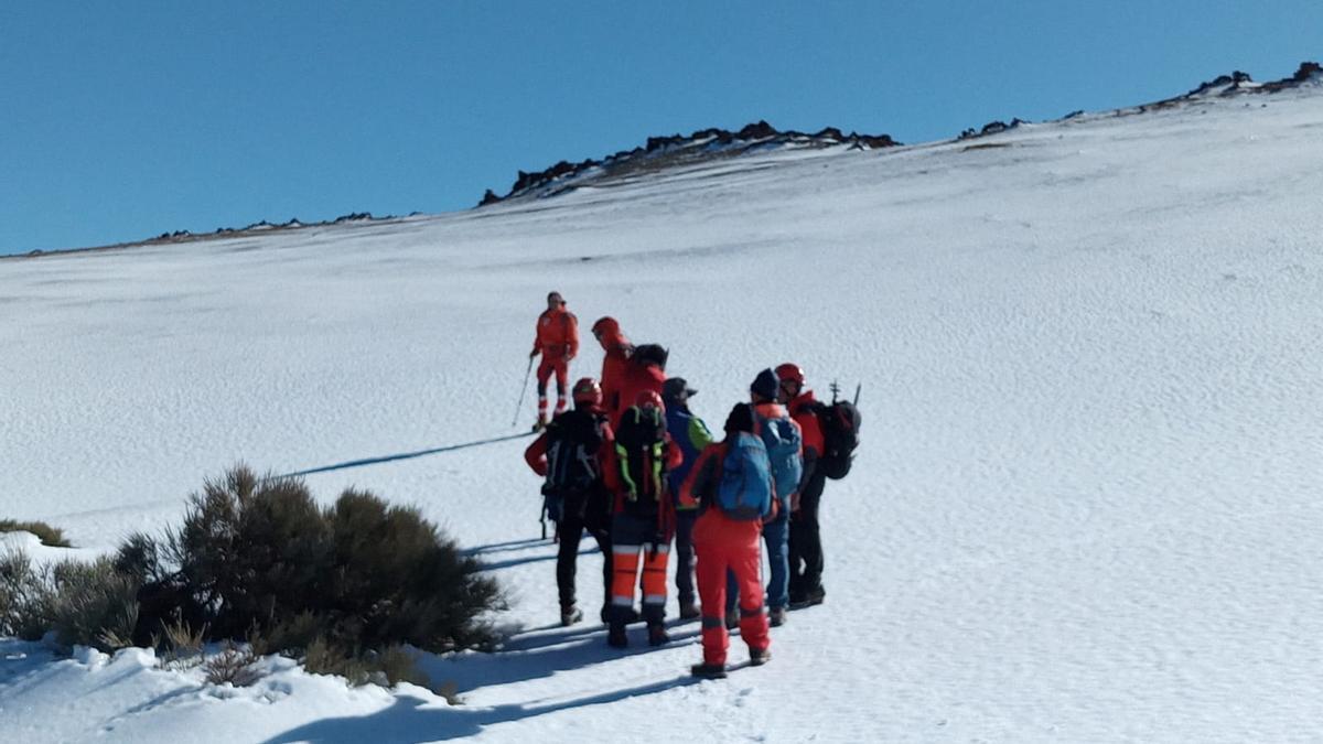 Rescate en el Teide