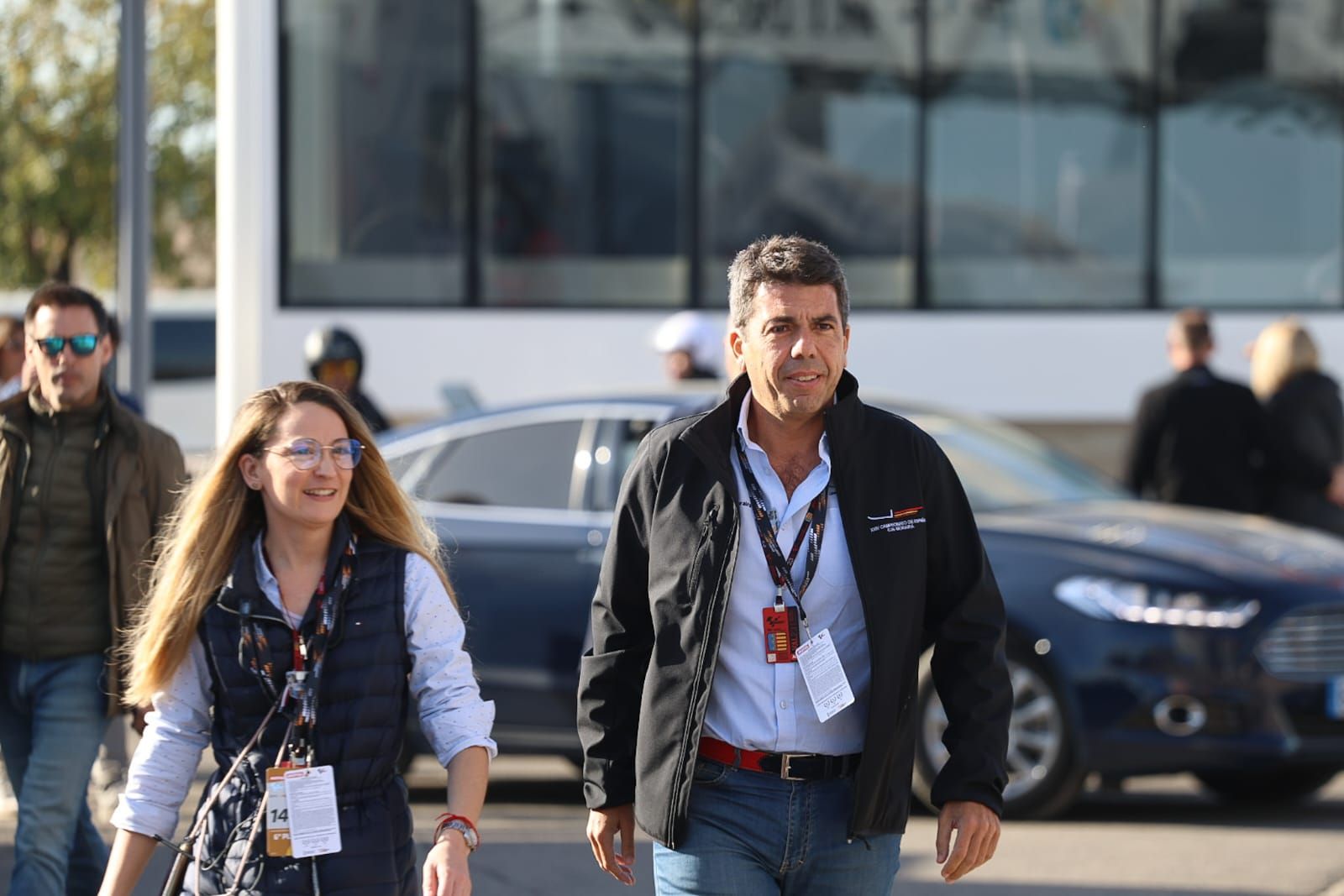 Mazón y Barrera, en el GP de Cheste