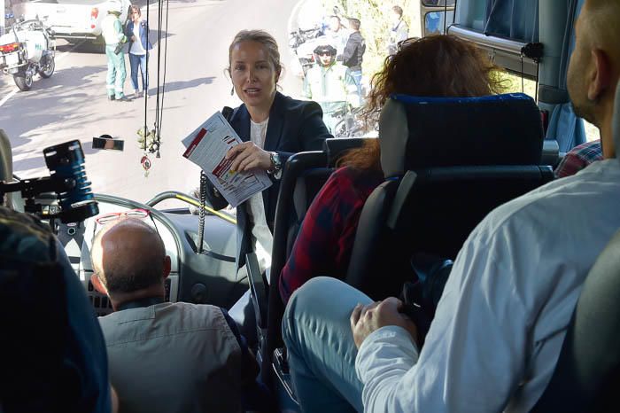 Apertura del primer tramo de la carretera de La ...